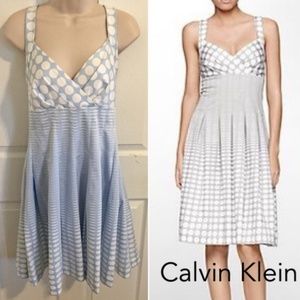 Calvin Klein Sundress Polka Dots